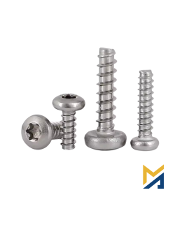 M2.9 x 8mm Self-Tapping Plastic Screws for Neutrik Panels | Zinc Plated